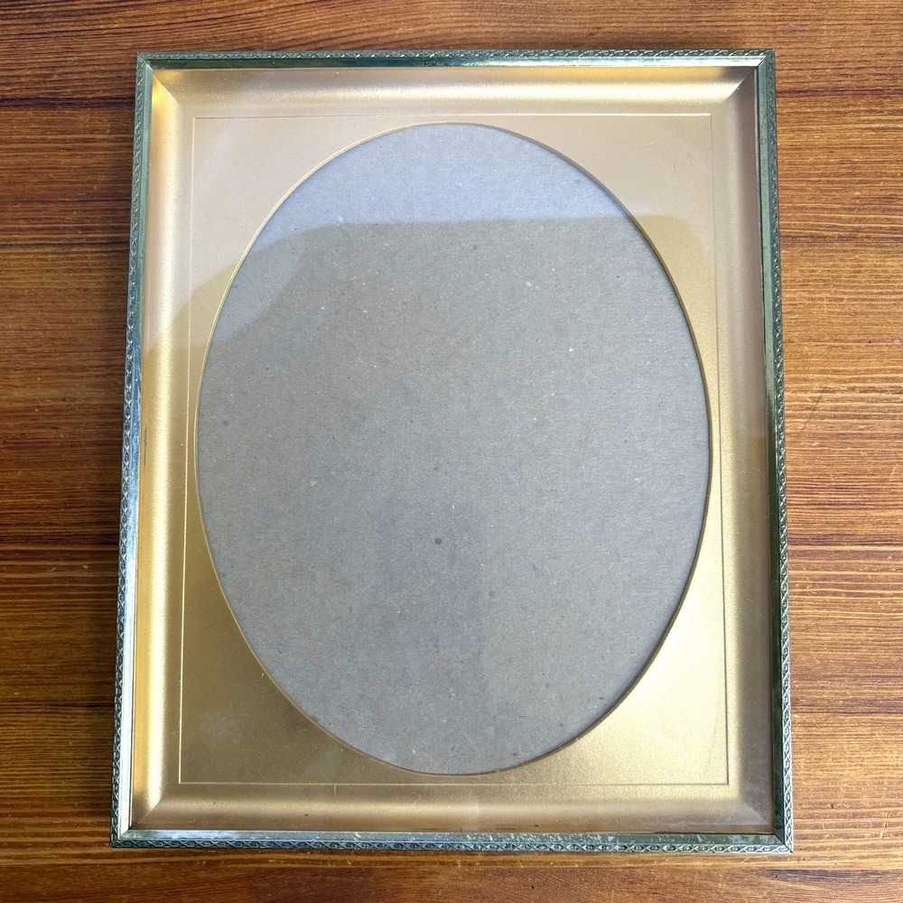 Vintage Gold Tone Ornate Picture Frame 8x10 Decorative Textured Border